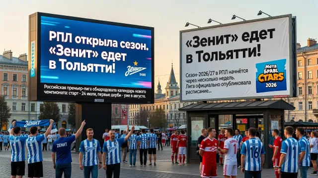 РПЛ открыла сезон. Зенит едет в Тольятти!