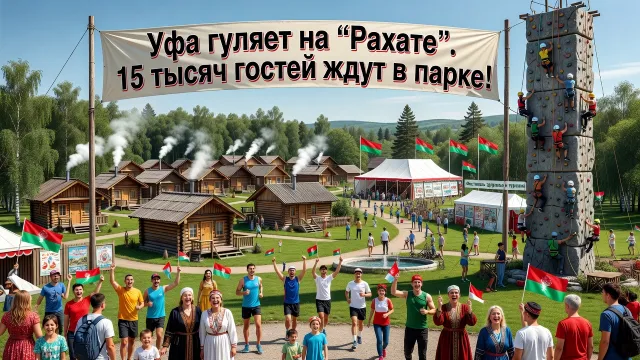 Уфа гуляет на «Рахате». 15 тысяч гостей ждут в парке!